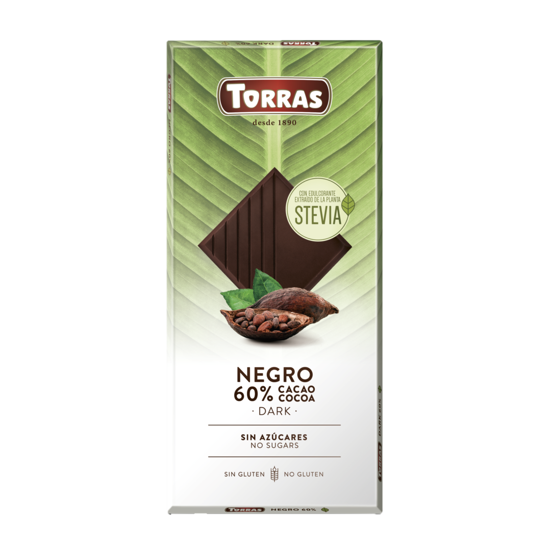 Stevia S/F Dark Chocolate Torras