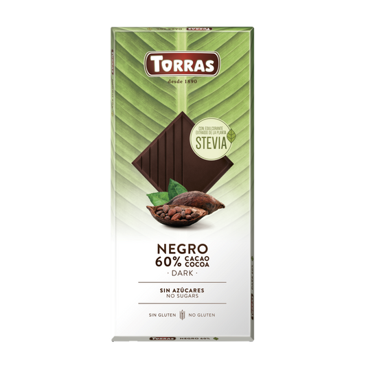 Stevia S/F Dark Chocolate Torras
