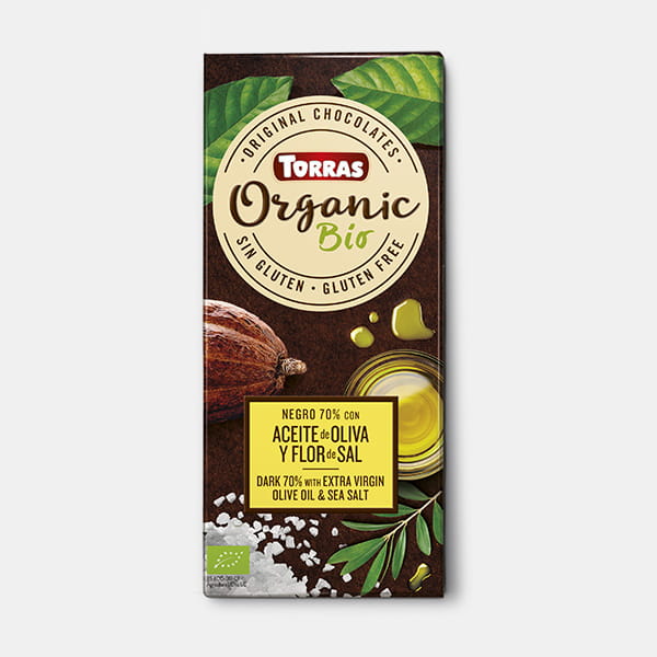 Organic 70% Dark Chocolate with Sea Salt and Olive Oil