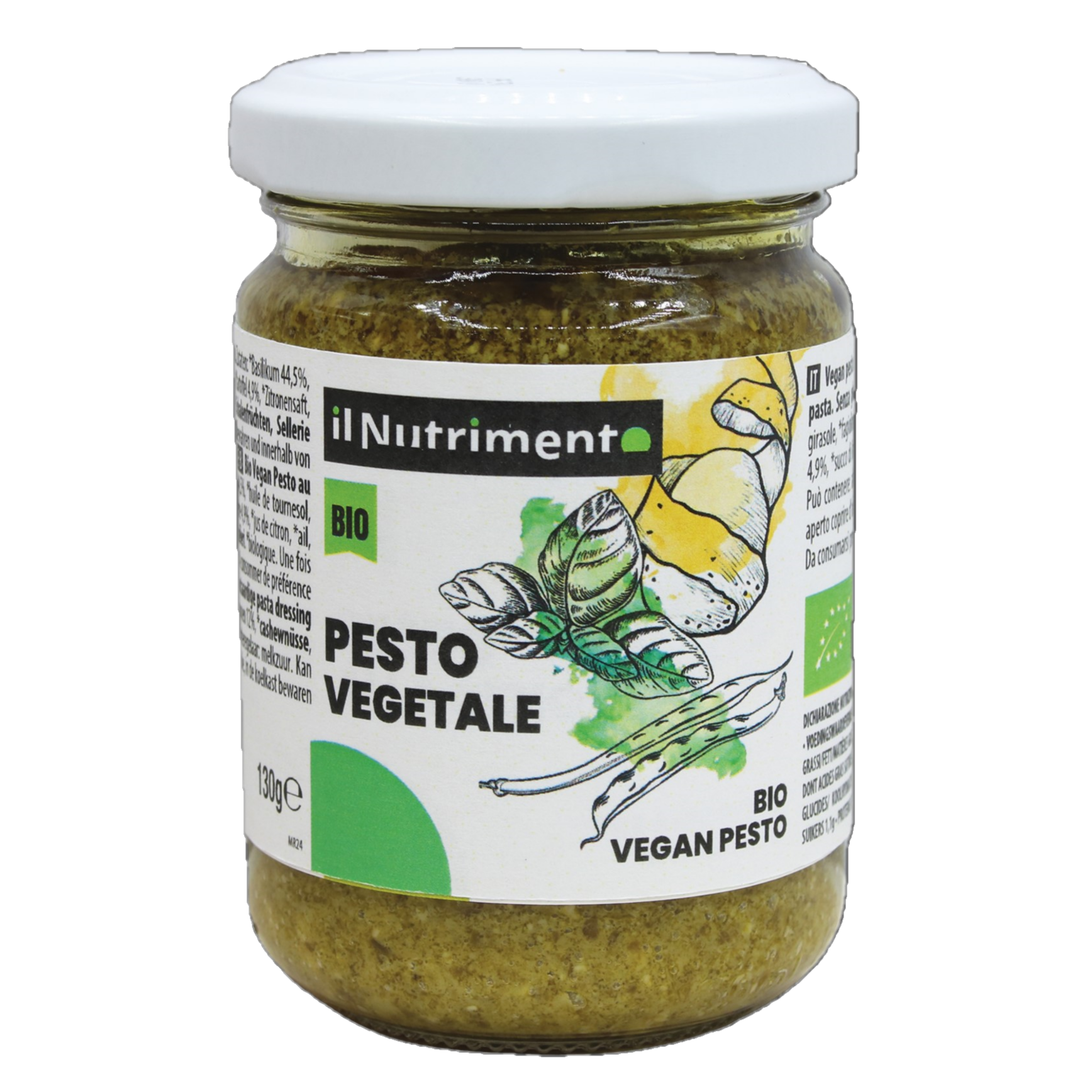 Organic Vegan Pesto-No Cheese