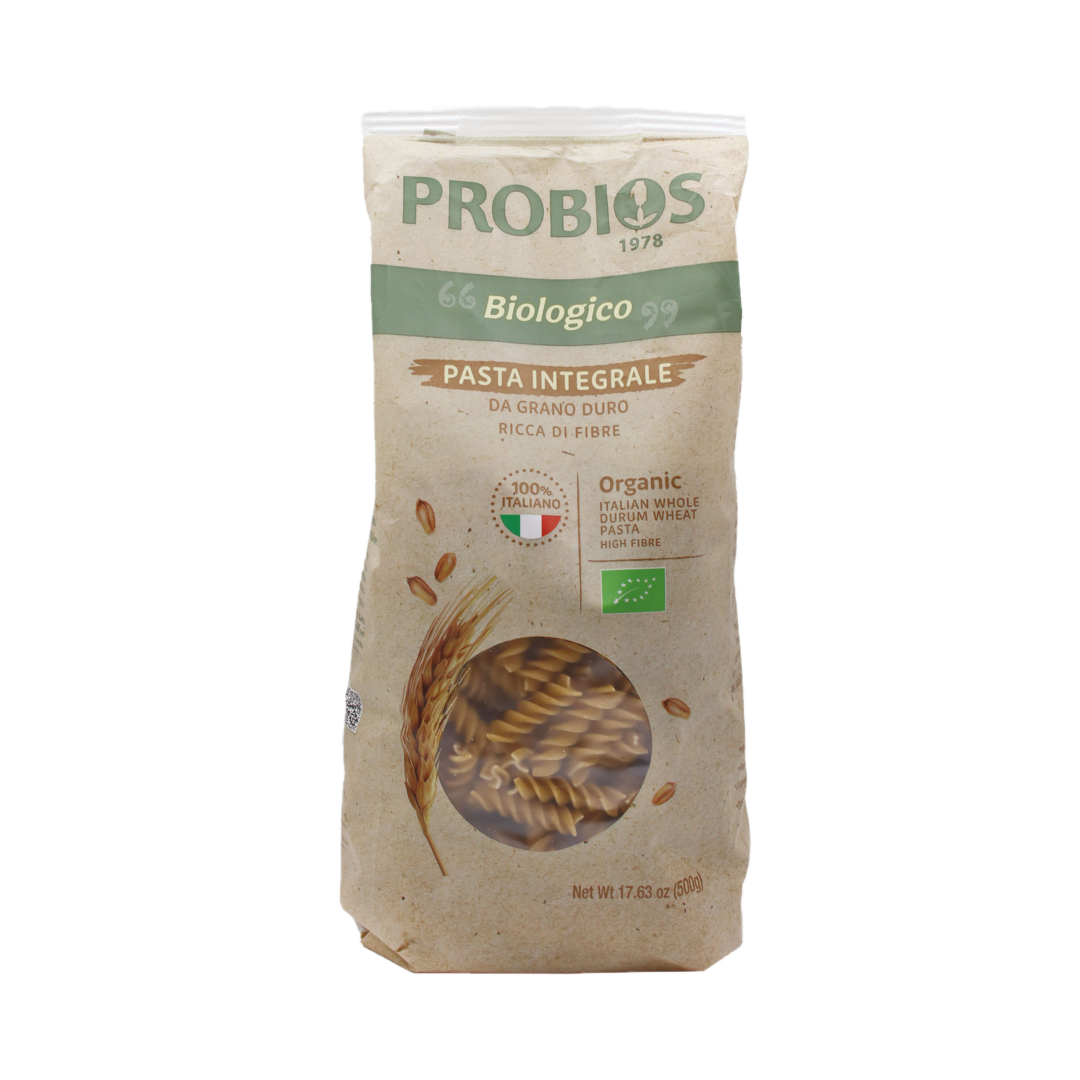 Organic Whole Wheat Spirals Probios