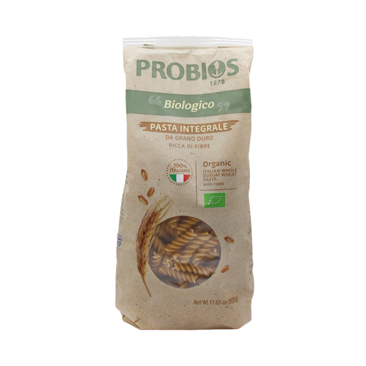 Organic Whole Wheat Spirals Probios